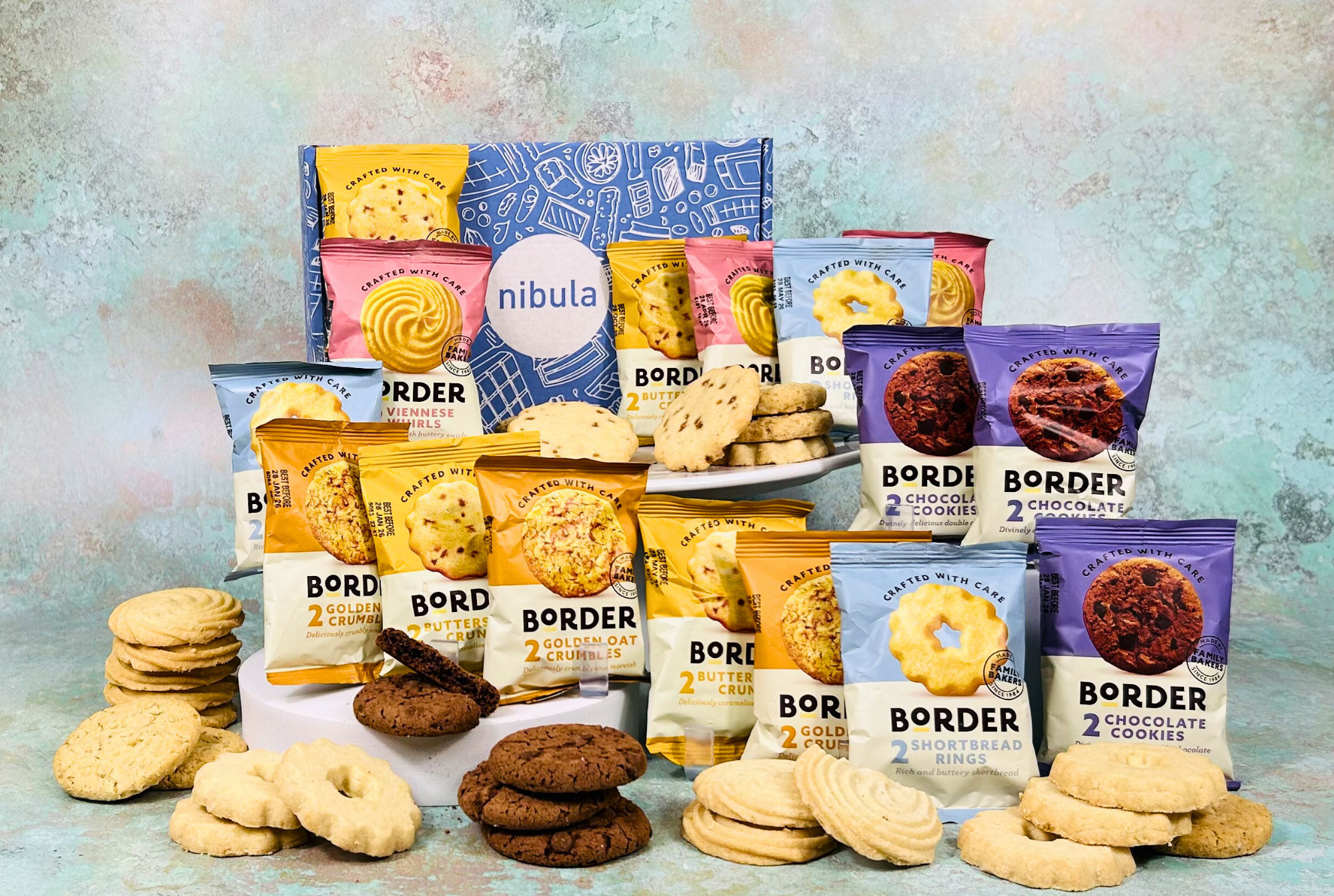 Borders Biscuit Gift Hamper - nibula