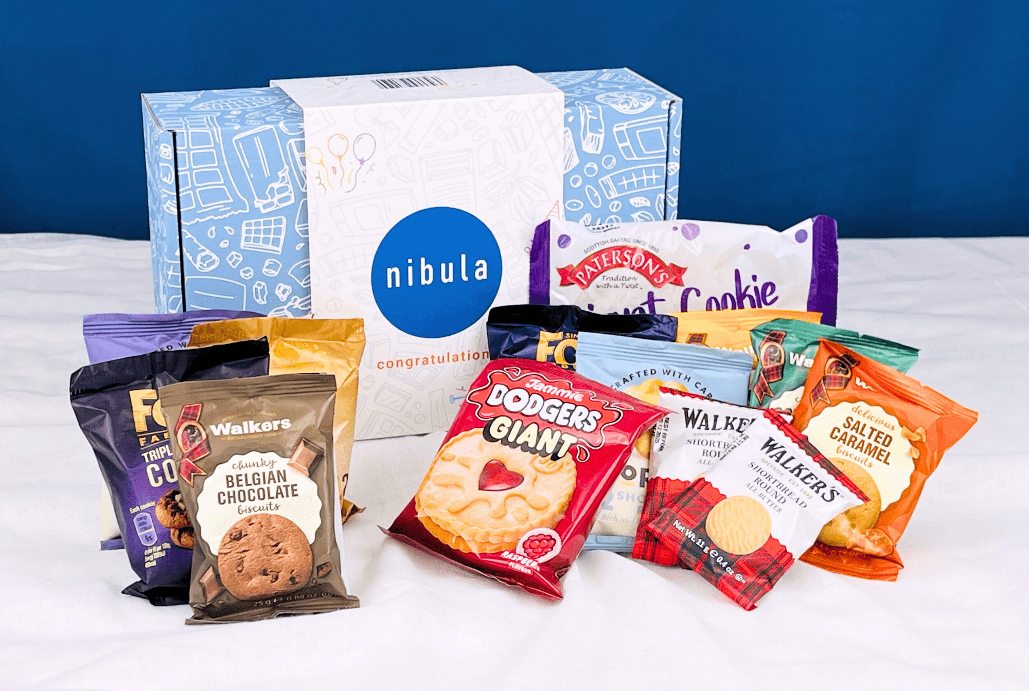 Congratulations Luxury Biscuit Hamper - nibula