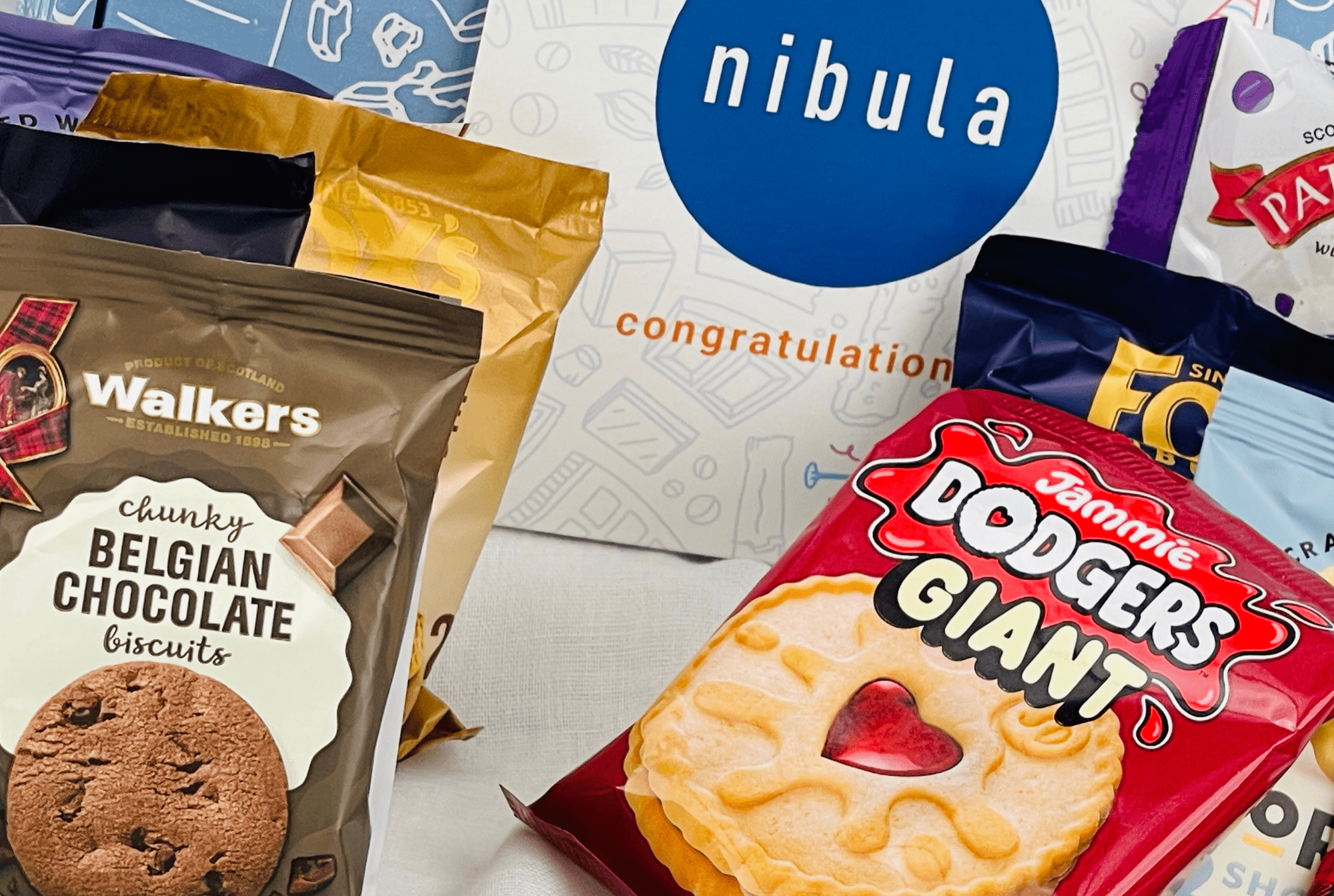 Congratulations Luxury Biscuit Hamper - nibula