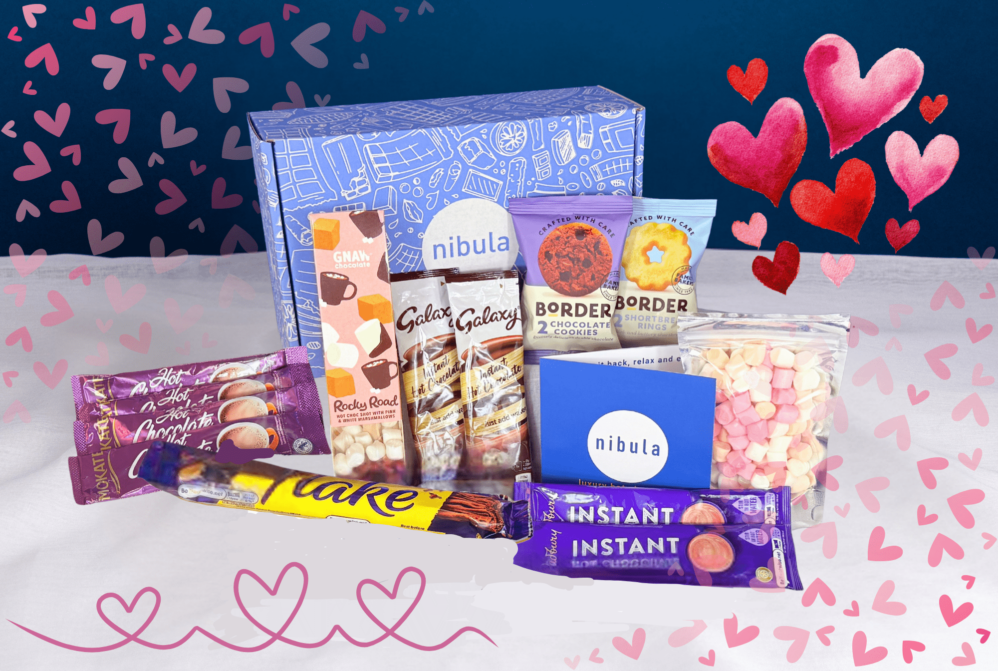Hot Chocolate and Marshmallow Valentines Hamper - nibula
