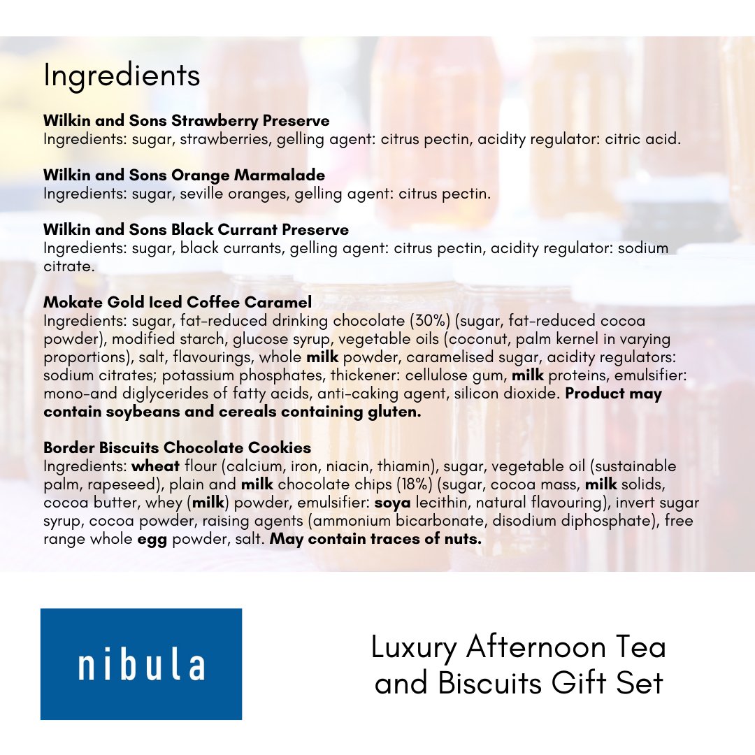 Luxury Afternoon Tea Hamper - nibula