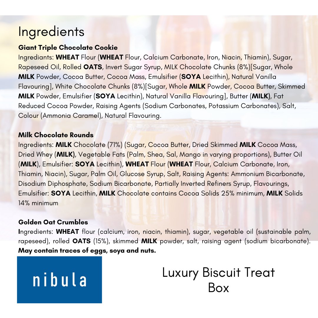 Luxury Biscuits Gift Hamper - nibula