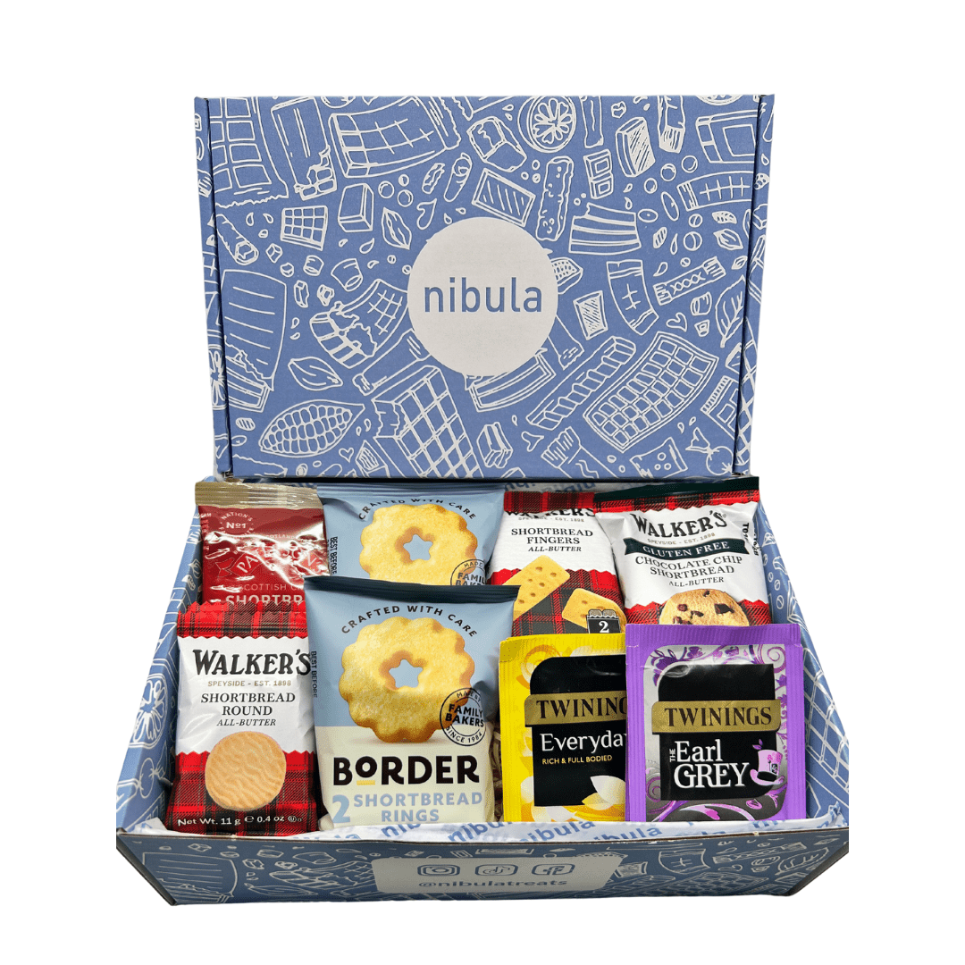 Classic Shortbread & Tea Gift Hamper - nibula