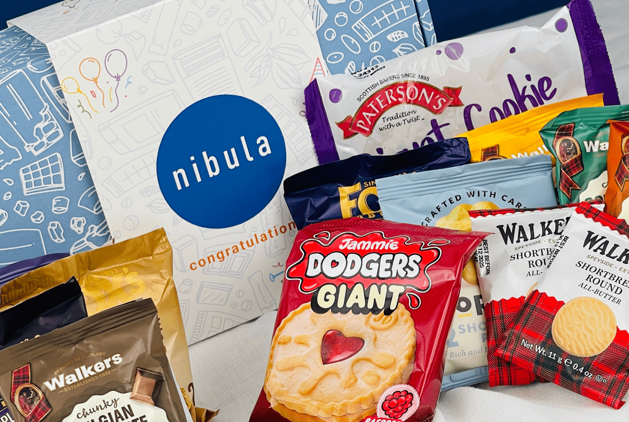 Congratulations Luxury Biscuit Hamper - nibula