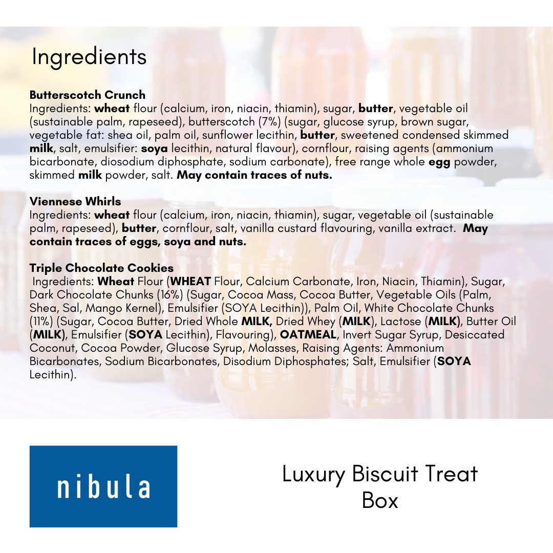 Luxury Biscuits Gift Hamper - nibula
