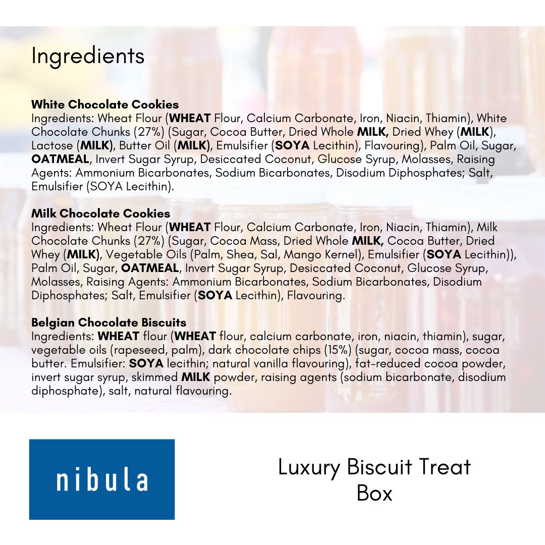 Luxury Biscuits Gift Hamper - nibula