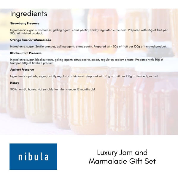 Luxury Jam and Marmalade Hamper - nibula