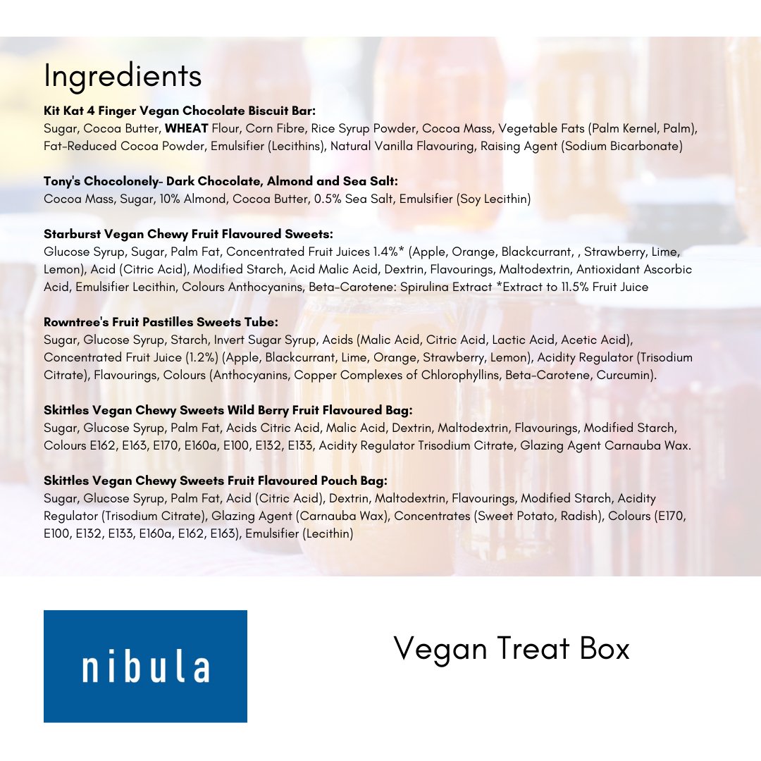 Vegan Sweet Treat Gift Hamper - nibula