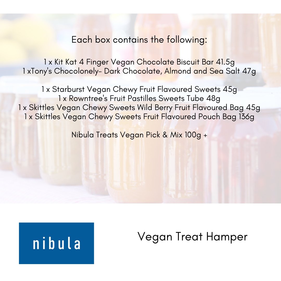 Vegan Sweet Treat Gift Hamper - nibula